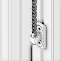 56-000-0 MODULAR SOLUTIONS DOOR PART<BR>ANSI 25 ROLLER CHAIN, 1/4" PITCH